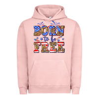 Pigment Salmon Born to be free Urban Hoodie - Neo Western