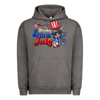 Pigment Tornado Happy 4th of July cow Urban Hoodie - CowGirlArtShop