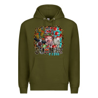Army Green summer farm Premium Hoodie - SublimationCraftShop