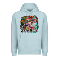 Blue Mist summer farm Premium Hoodie - SublimationCraftShop