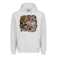 Dove Grey summer farm Premium Hoodie - SublimationCraftShop