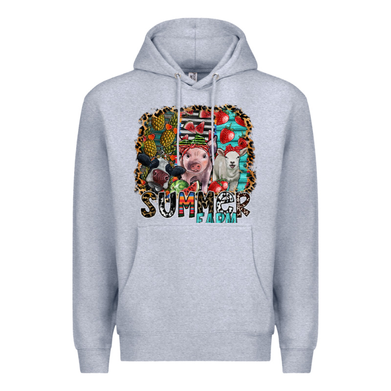 Summer Farm Premium Hoodie by SublimationCraftShop | Teevron