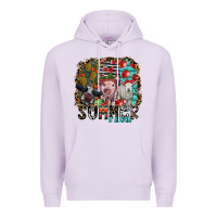Lilac summer farm Premium Hoodie - SublimationCraftShop