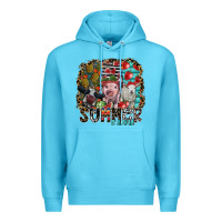 Ocean Blue summer farm Premium Hoodie - SublimationCraftShop