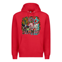 Red summer farm Premium Hoodie - SublimationCraftShop