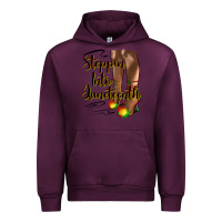 Mauve Wine steppin' into juneteenth heels Urban Hoodie - HRA Design Shop