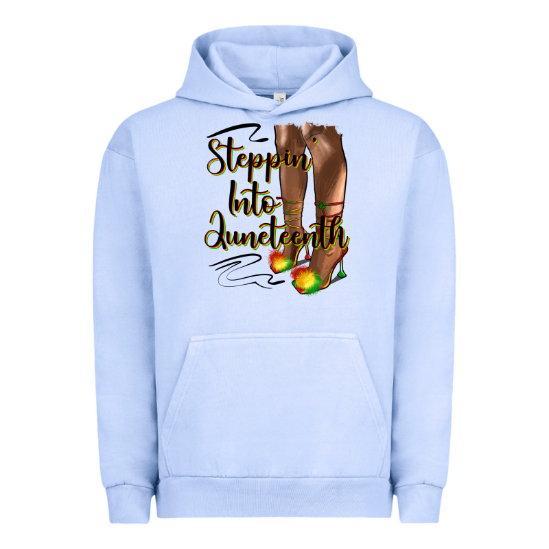 Steppin' Into Juneteenth Heels Urban Hoodie by HRA Design Shop | Teevron