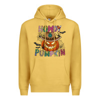 Antique Gold howdy pumpkin Premium Hoodie - CowhideDigitalArt
