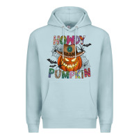 Blue Mist howdy pumpkin Premium Hoodie - CowhideDigitalArt