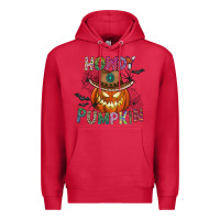 Cardinal howdy pumpkin Premium Hoodie - CowhideDigitalArt