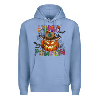 Colony Blue howdy pumpkin Premium Hoodie - CowhideDigitalArt