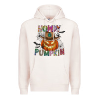 Pale Pink howdy pumpkin Premium Hoodie - CowhideDigitalArt