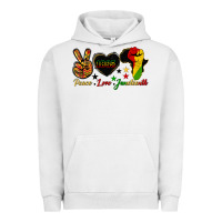 Pigment Lunar Rock peace love juneteenth raised fist Urban Hoodie - HRA Design Shop