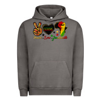Pigment Tornado peace love juneteenth raised fist Urban Hoodie - HRA Design Shop