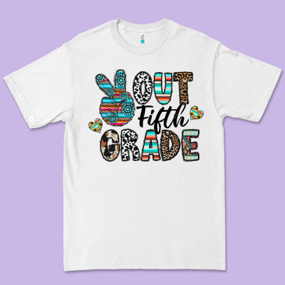 Out Fifth Grade Premium Tee Designed By Cowhidedigitalart