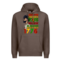 Coffee July 4th Juneteenth 1865 Premium Hoodie - CowGirlArtShop