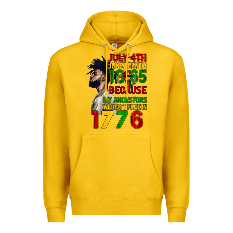 July 4th Juneteenth 1865 Premium Hoodie by CowGirlArtShop | Teevron