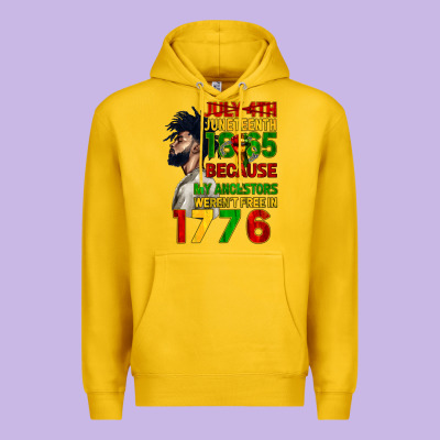 July 4th Juneteenth 1865 Premium Hoodie Designed By Cowgirlartshop