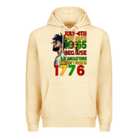 Pina Colada July 4th Juneteenth 1865 Premium Hoodie - CowGirlArtShop