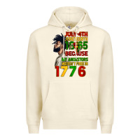 Sandshell July 4th Juneteenth 1865 Premium Hoodie - CowGirlArtShop