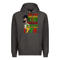 Smoke July 4th Juneteenth 1865 Premium Hoodie - CowGirlArtShop