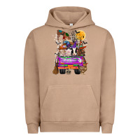 Pigment Burro Hallloween Farm animals Truck Urban Hoodie - CowhideDigitalArt