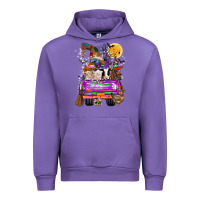Tulip Hallloween Farm animals Truck Urban Hoodie - CowhideDigitalArt