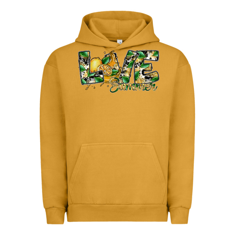 Love Summer Lemon Urban Hoodie by SublimationCraftShop | Teevron