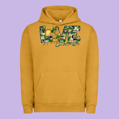 Love Summer Lemon Urban Hoodie Designed By Sublimationcraftshop