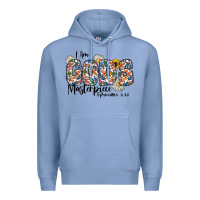 Colony Blue I Am Gods Master Piece Ephesians Premium Hoodie - CowhideDigitalArt