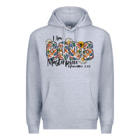 Heather Grey I Am Gods Master Piece Ephesians Premium Hoodie - CowhideDigitalArt