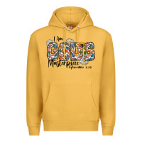 Mustard I Am Gods Master Piece Ephesians Premium Hoodie - CowhideDigitalArt