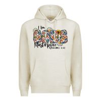 Oatmeal Heather I Am Gods Master Piece Ephesians Premium Hoodie - CowhideDigitalArt
