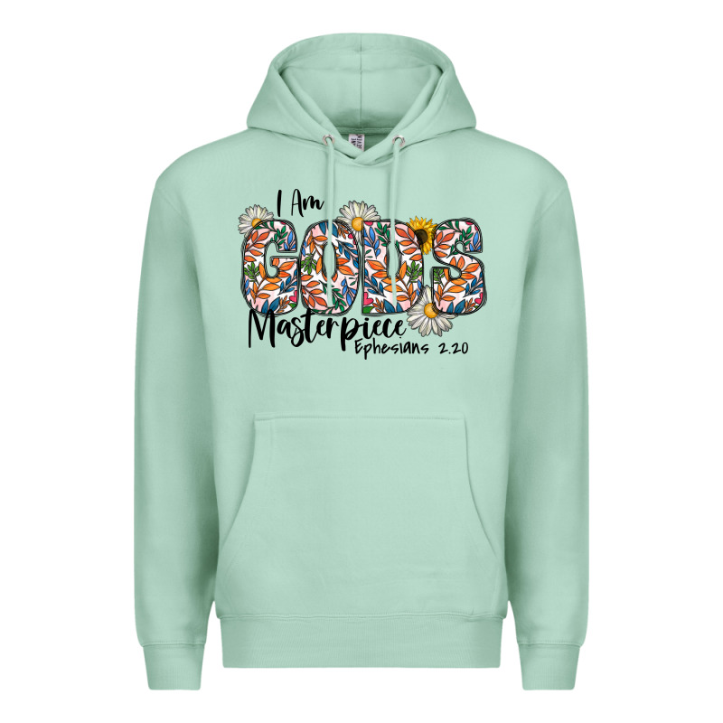 I Am Gods Master Piece Ephesians Premium Hoodie by CowhideDigitalArt | Teevron