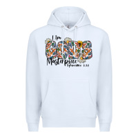 White I Am Gods Master Piece Ephesians Premium Hoodie - CowhideDigitalArt