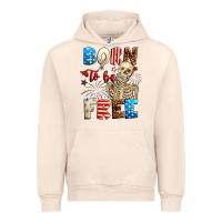 Sandshell Born to be free with skeleton 4th of july Urban Hoodie - Neo Western