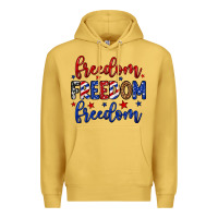 Antique Gold Freedom freedom freedom Premium Hoodie - Neo Western