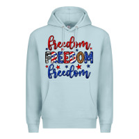 Blue Mist Freedom freedom freedom Premium Hoodie - Neo Western