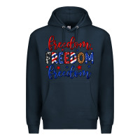 Navy Freedom freedom freedom Premium Hoodie - Neo Western