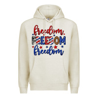 Oatmeal Heather Freedom freedom freedom Premium Hoodie - Neo Western