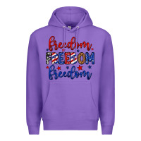 Purple Freedom freedom freedom Premium Hoodie - Neo Western