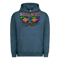 Pigment Midnight Navy halloween girl Urban Hoodie - CowhideDigitalArt