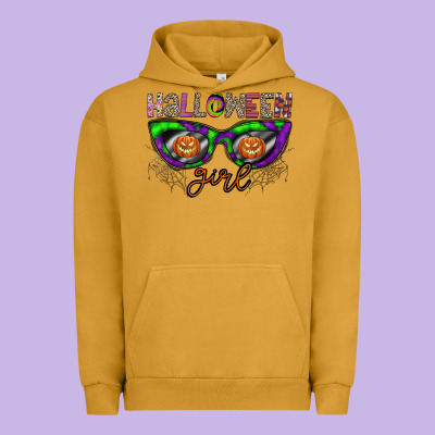 Halloween Girl Urban Hoodie Designed By Cowhidedigitalart