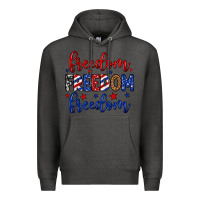 Charcoal Heather Freedom freedom freedom Premium Hoodie - Neo Western