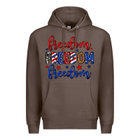 Coffee Freedom freedom freedom Premium Hoodie - Neo Western