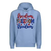 Colony Blue Freedom freedom freedom Premium Hoodie - Neo Western