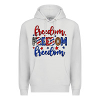 Dove Grey Freedom freedom freedom Premium Hoodie - Neo Western