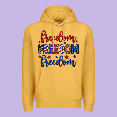 Freedom Freedom Freedom Premium Hoodie Designed By Neo Western