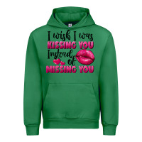Emerald i wish i was kissing you instead of missing you Urban Hoodie - FaDigitalArtStudio