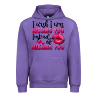 Tulip i wish i was kissing you instead of missing you Urban Hoodie - FaDigitalArtStudio